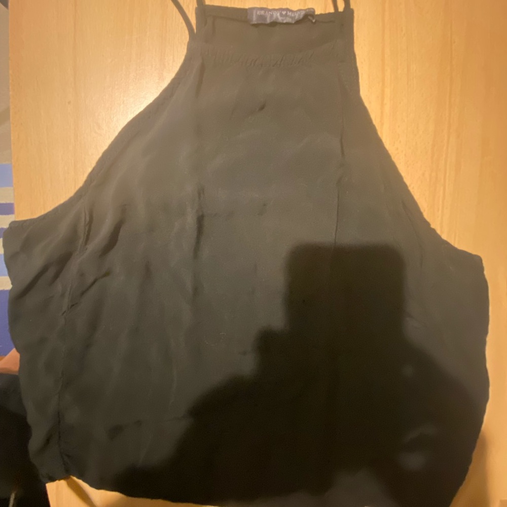 Brandy Melville high neck crop top
